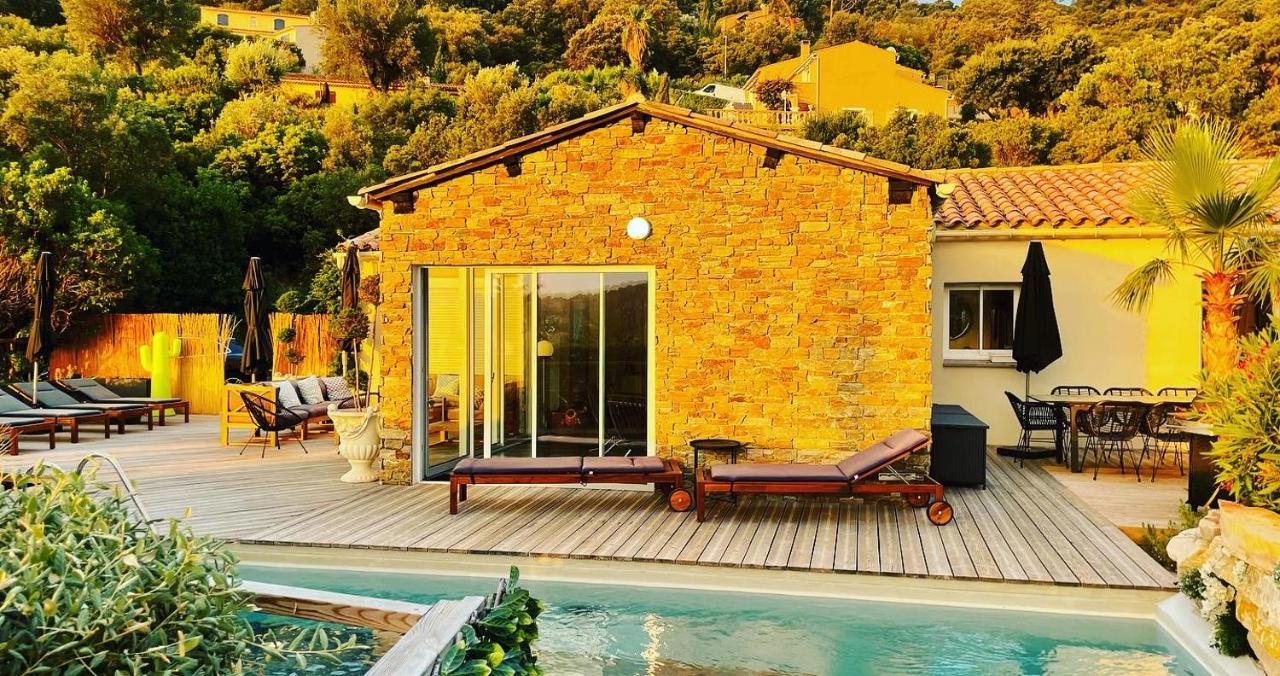 Villa Perla Saint-Tropez Cavalaire Sur Mer, 3-5 Chambres, Vue Mer, Piscine Chauffee Avril A Octobre Exterior photo