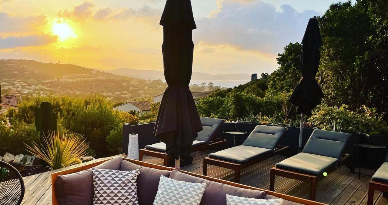Villa Perla Saint-Tropez Cavalaire Sur Mer, 3-5 Chambres, Vue Mer, Piscine Chauffee Avril A Octobre Exterior photo